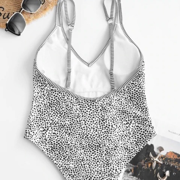 ANIMAL PRINT ONE-PIECE BATHING SUIT - Picture 2 of 2